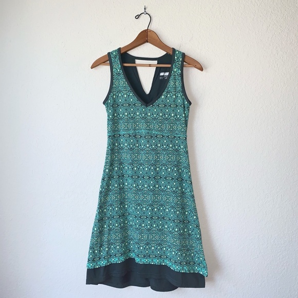 MARMOT S/L Pullover V-Neck Midi Knee Length Sheath Dress